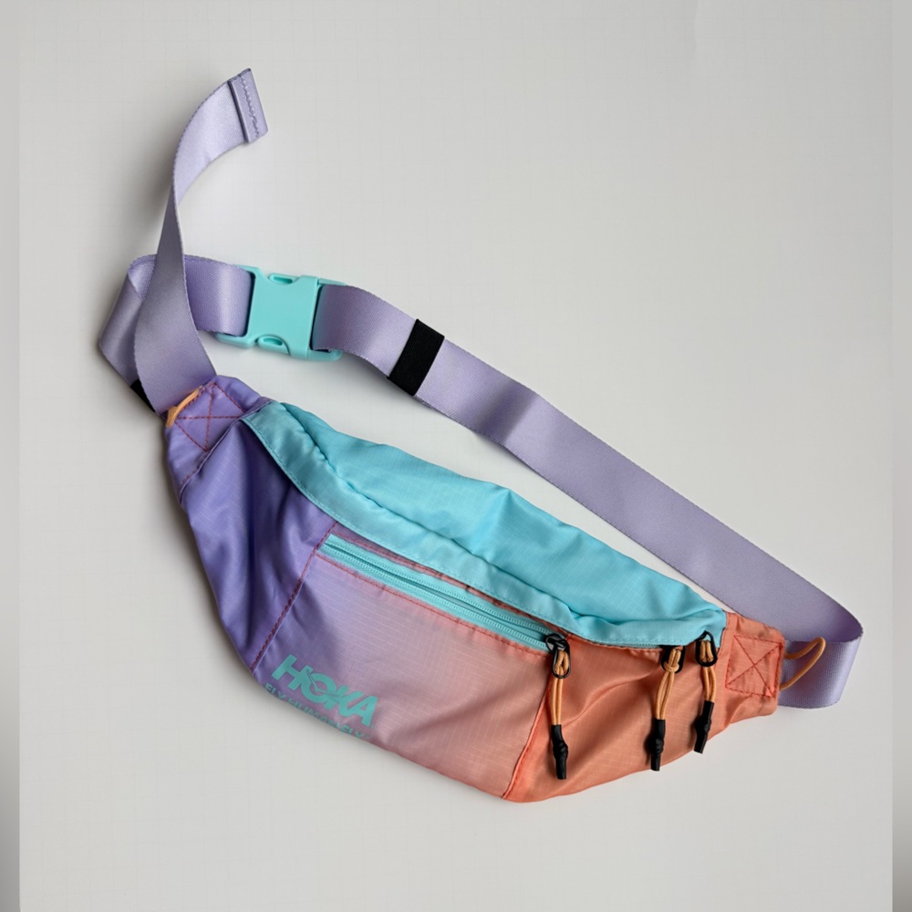 Hoka Multicolor Fanny Pack with Pastel Shades